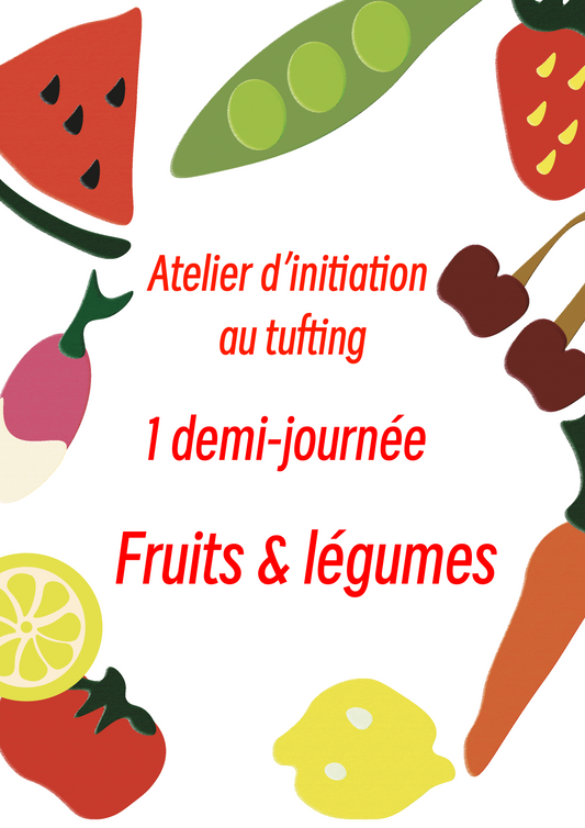 Atelier d’initiation au tuftage (1 demi-journée)